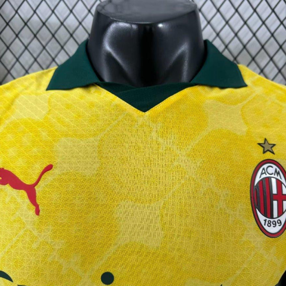Player Version 25/26 AC Away Yellow Jersey