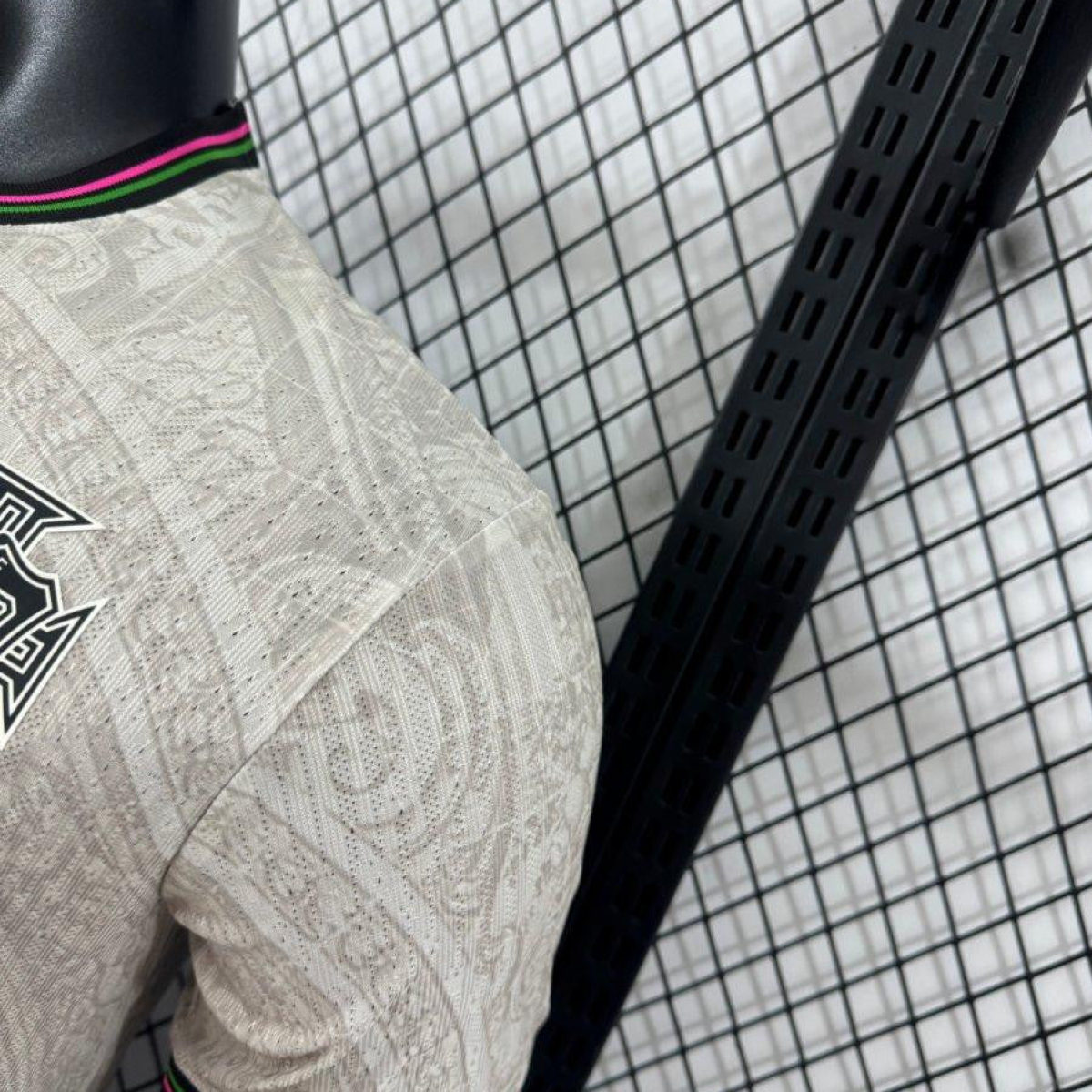 Player Version 2025 Portugal Away White with Subtle Pattern Jersey