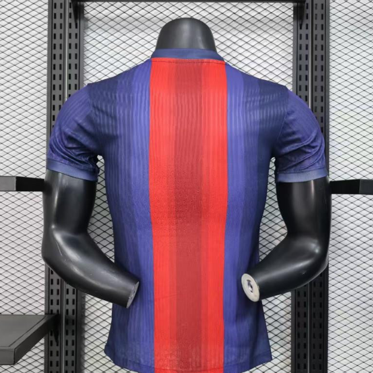 Player Version 25/26 Barcelona Blue and Red Striped with Spotify Sponsor Jersey