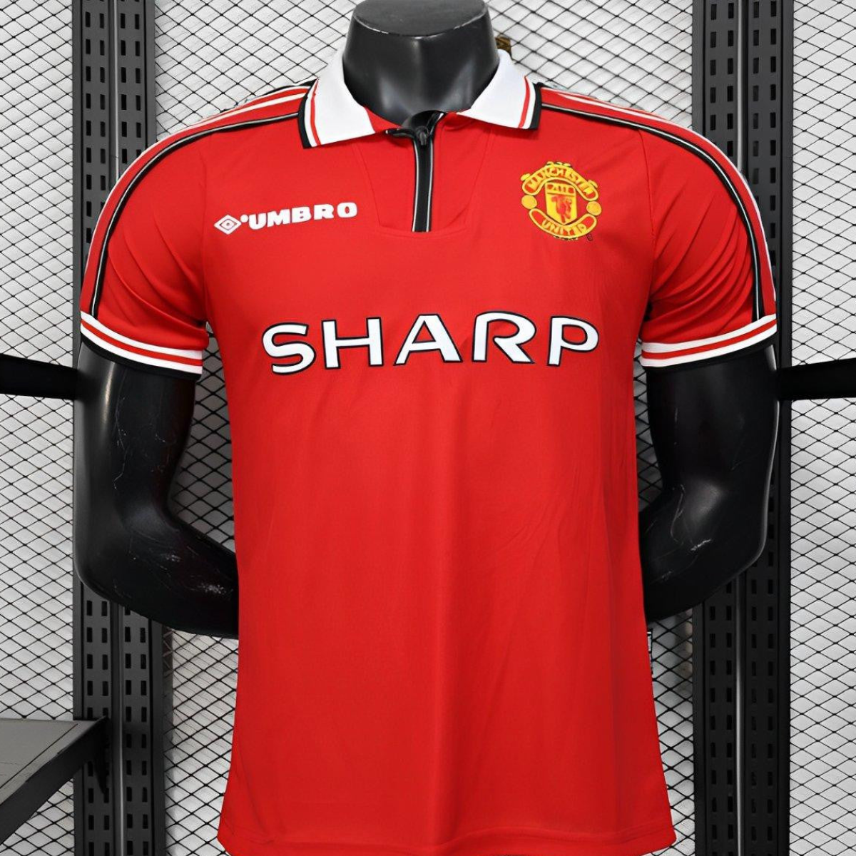 Player Version 98/99 Manchester United Home Jersey