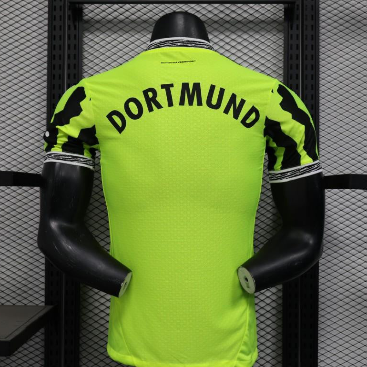 Player Version Borussia Dortmund 25/26 Neon Green Home Jersey with 1&1 Sponsor