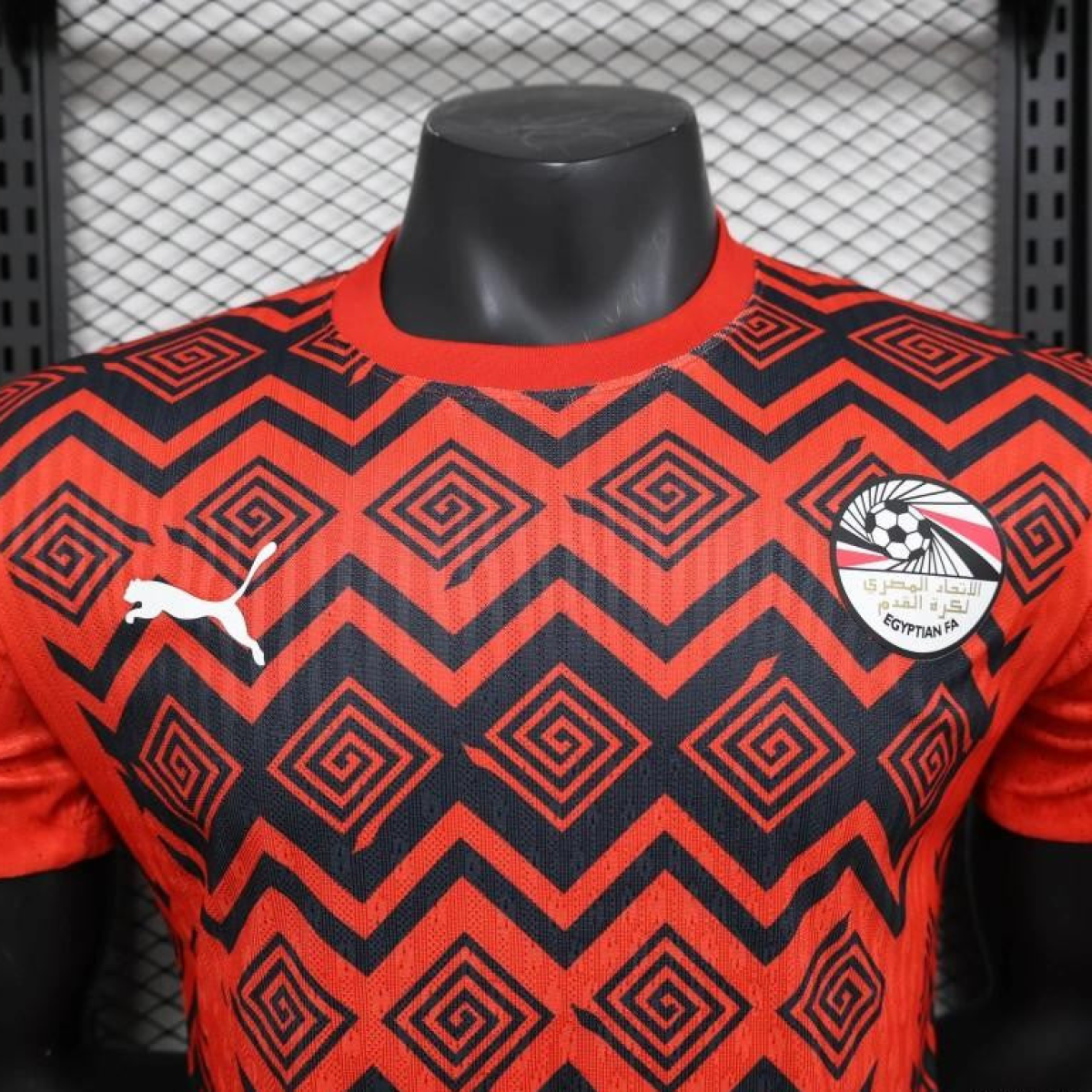 2024 Player Version Egypt Training Red Jersey