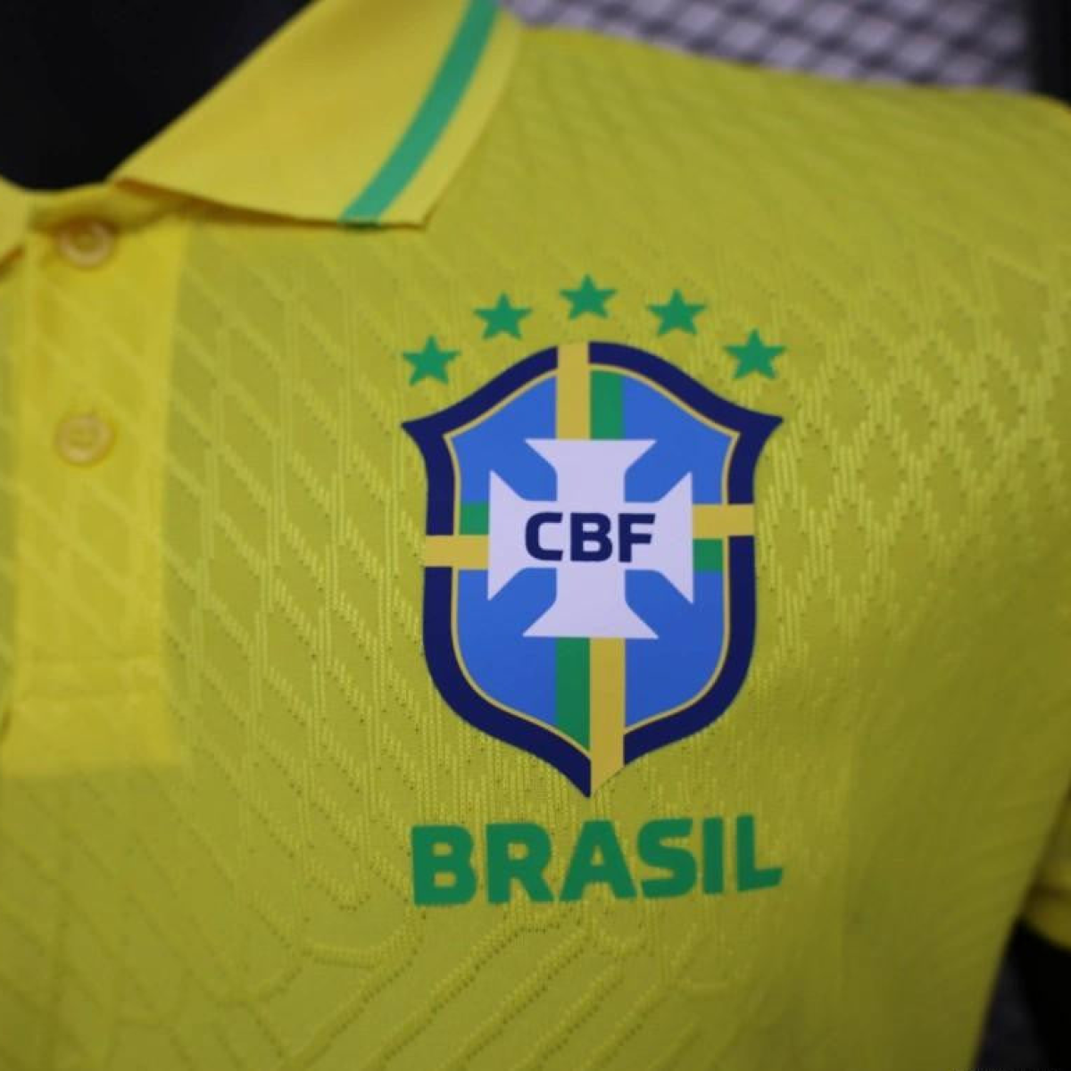 25/26 Player Version Brazil POLO Yellow Jersey