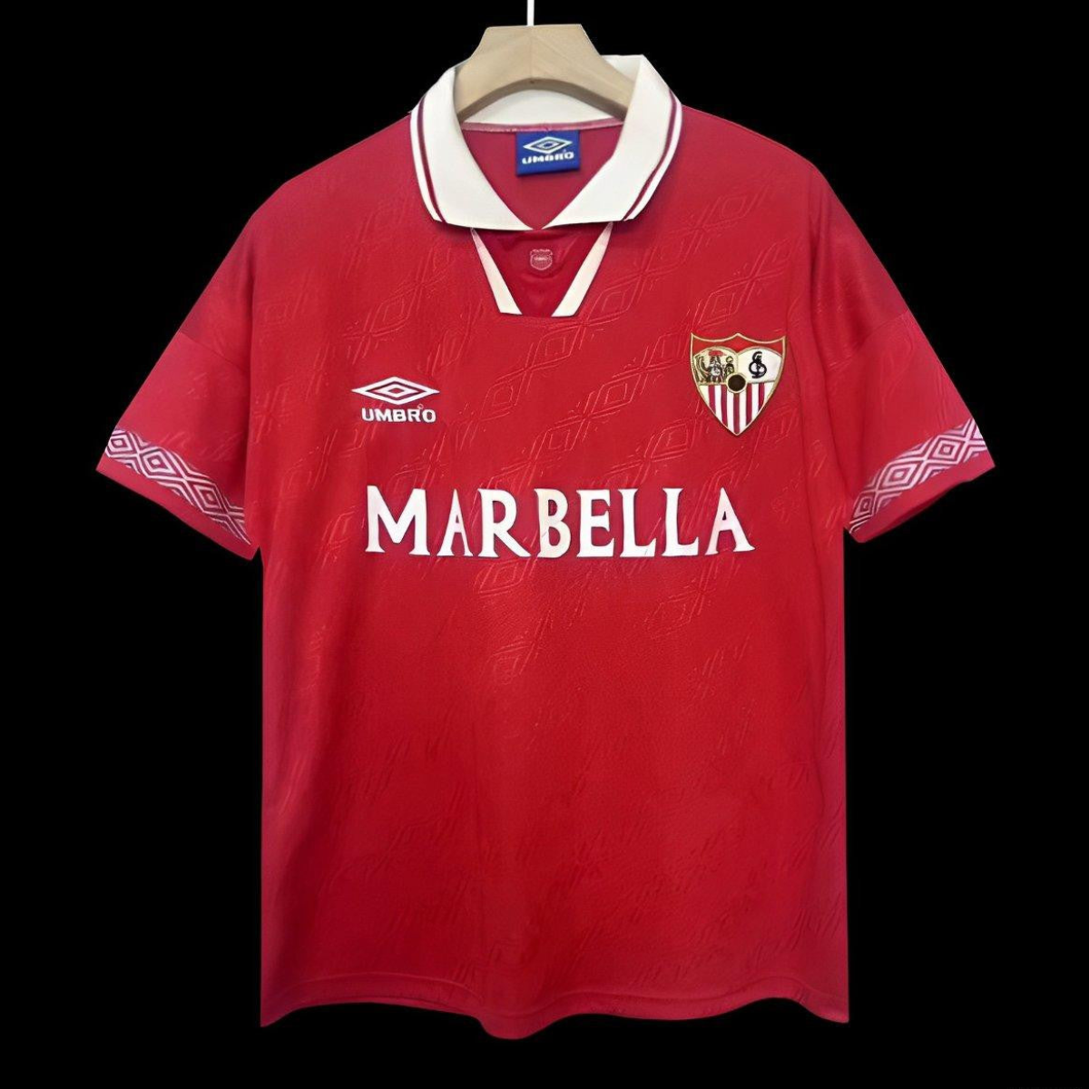 Retro 94/96 Sevilla Away Red Jersey