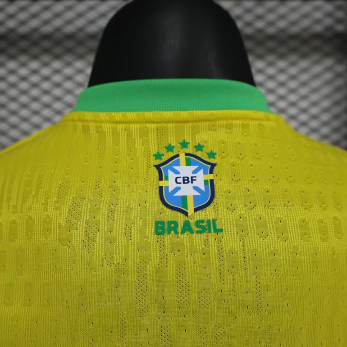 Player Version 2024 Brazil Christ Yellow Goalkeeper Special Jersey