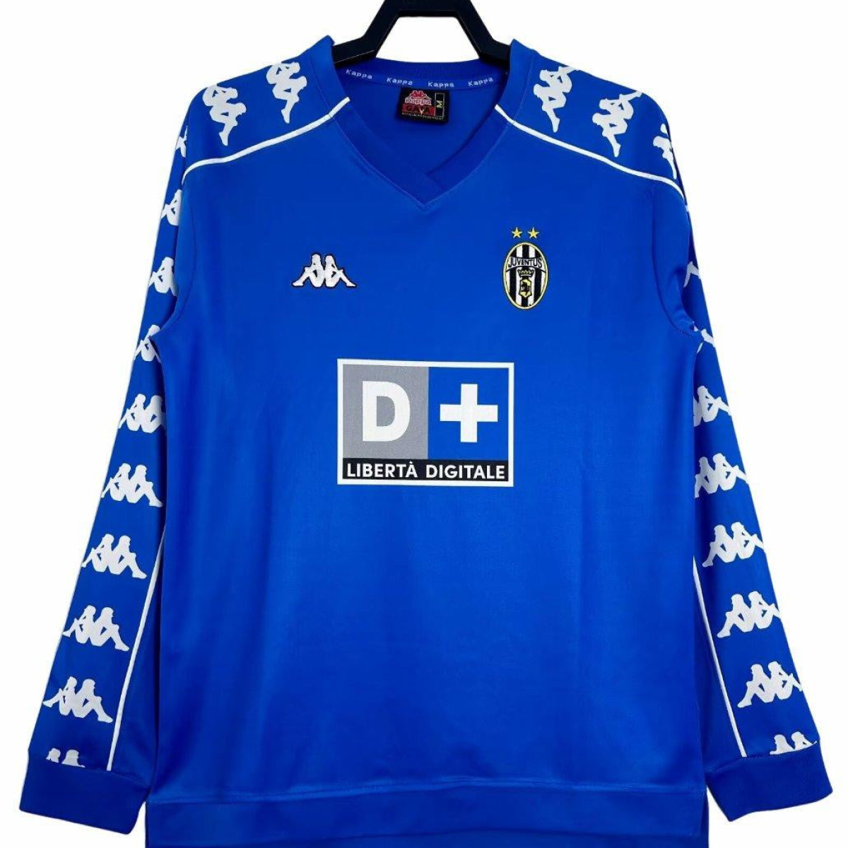 Retro 99/00 Juventus Away Long Sleeve Blue Jersey