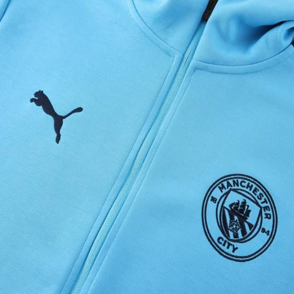 24/25 Manchester United Skyblue Full Zipper Jacket +Long Pants