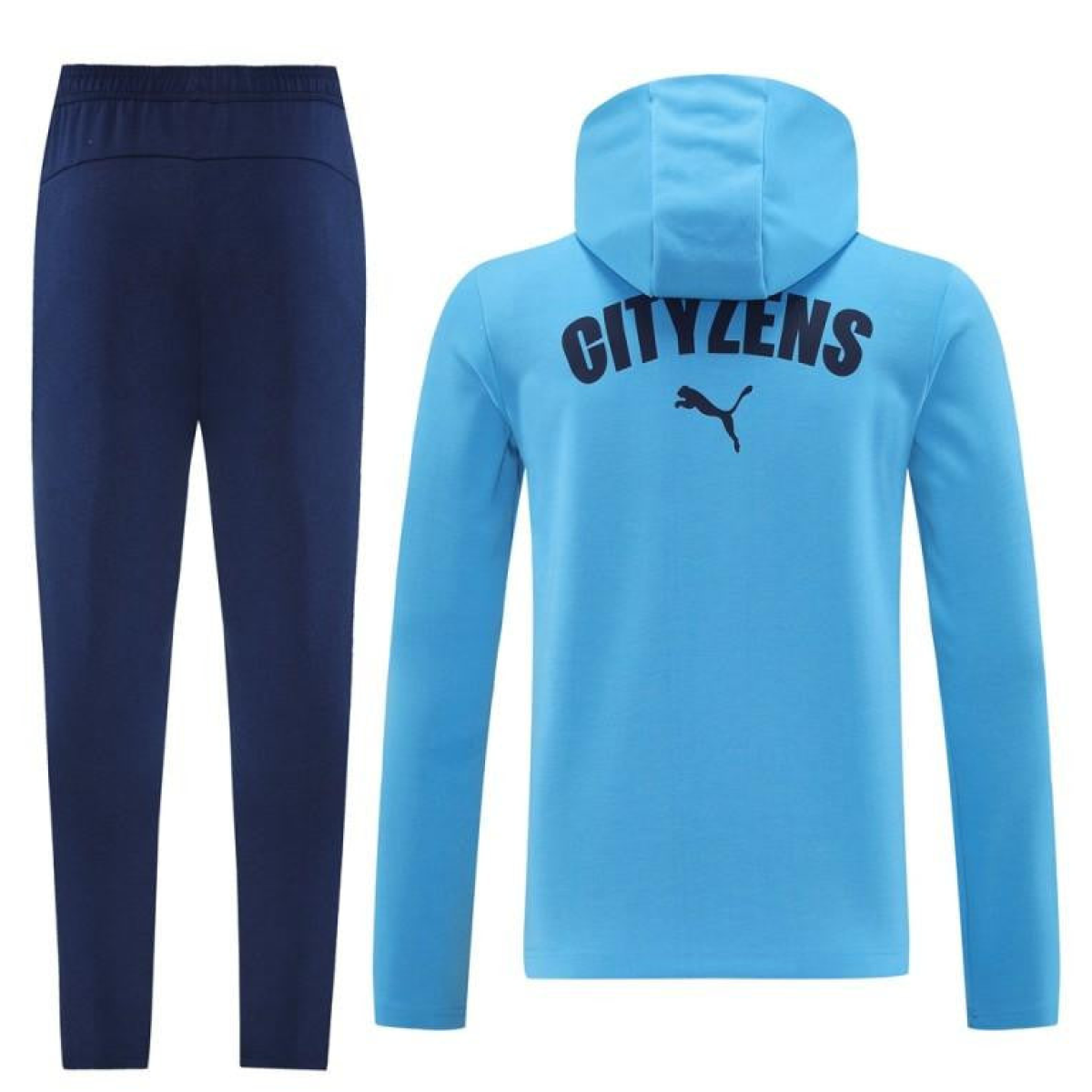 24/25 Manchester United Skyblue Full Zipper Jacket +Long Pants