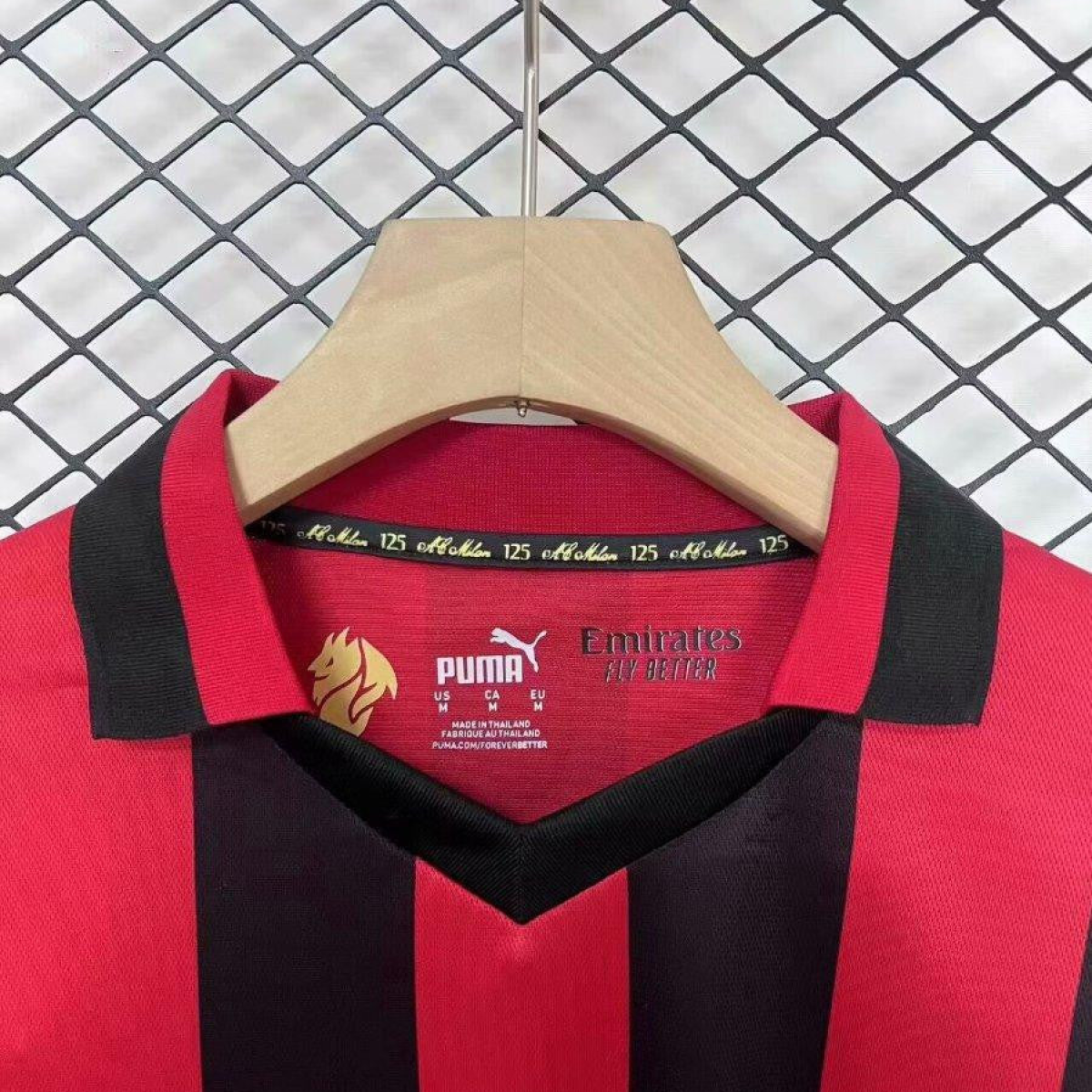 24/25 AC Milan 125Th Anniversary Home Long Sleeve Jersey