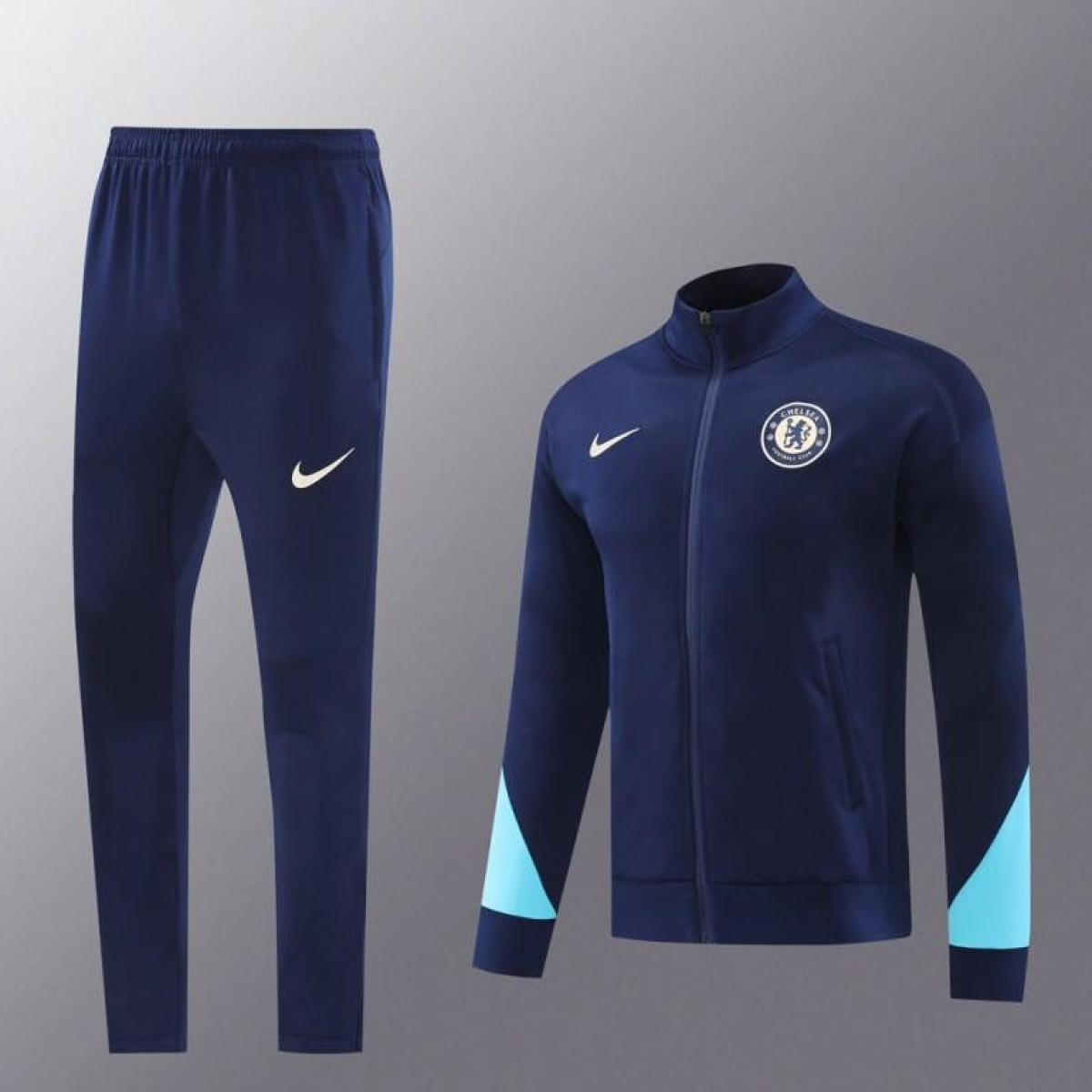 24/25 Chelsea Blue Full Zipper Jacket +Long Pants