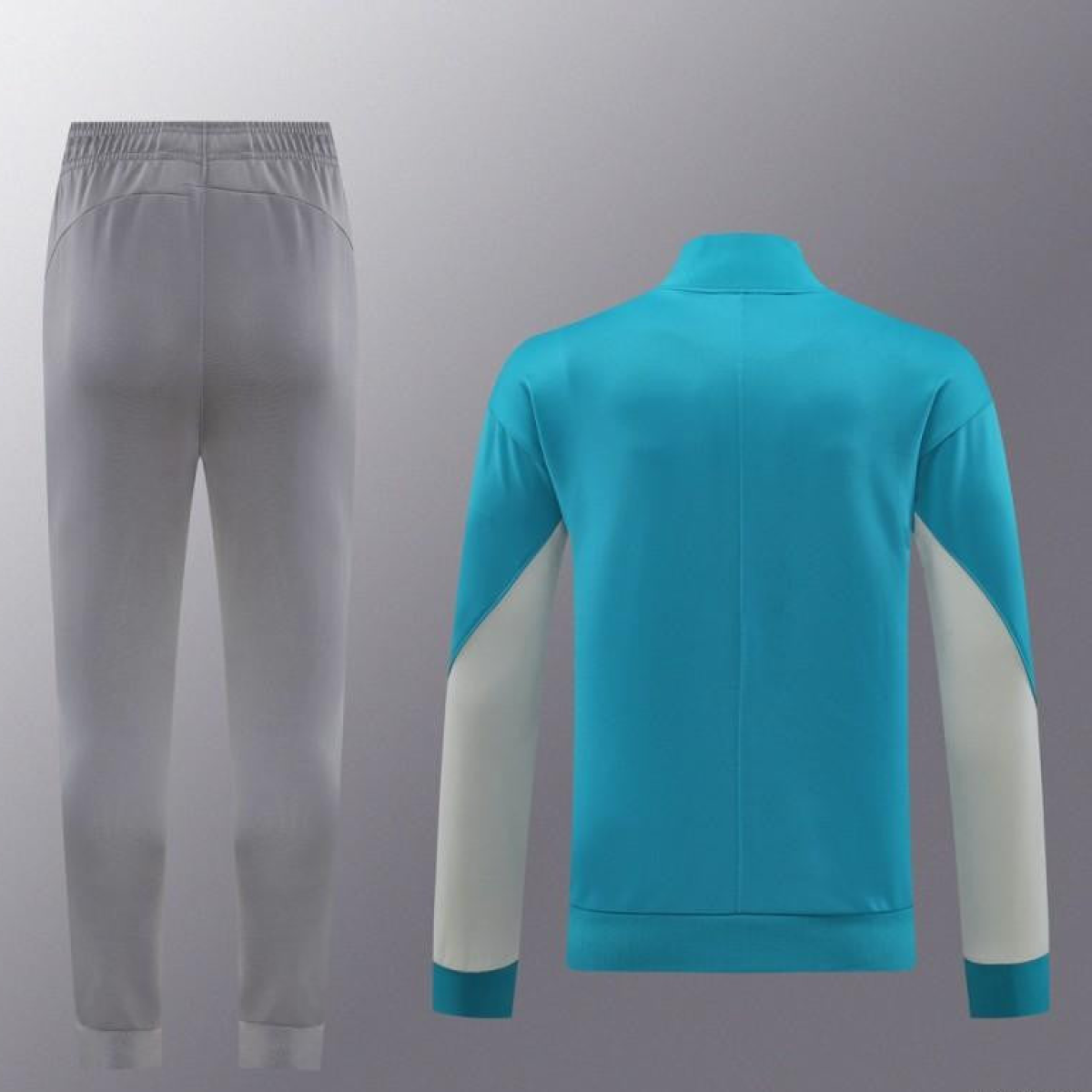 24/25 Atletico Madrid Blue Full Zipper Jacket +Long Pants