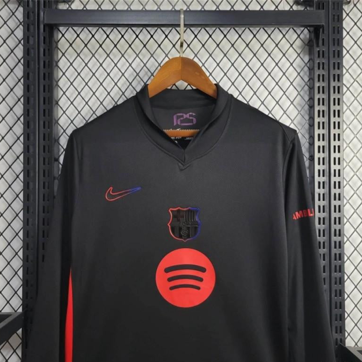2024/25 Barcelona Away Black 125 Anniversary Long Jersey