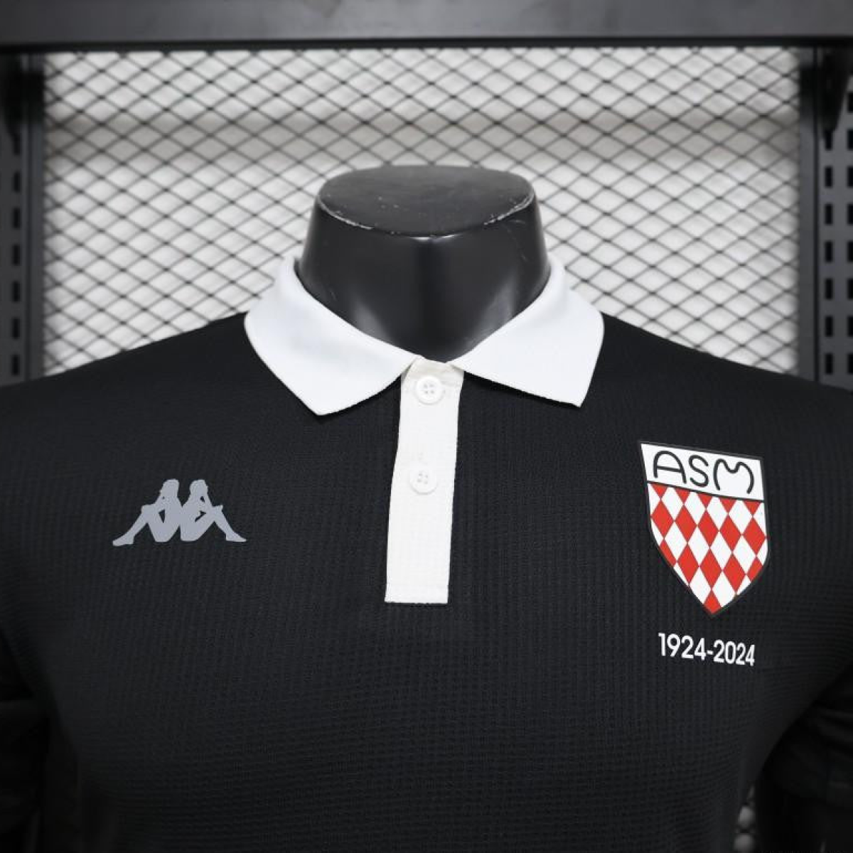 Player Version 24/25 AS Monaco Black 100th Anniversary Special Jersey