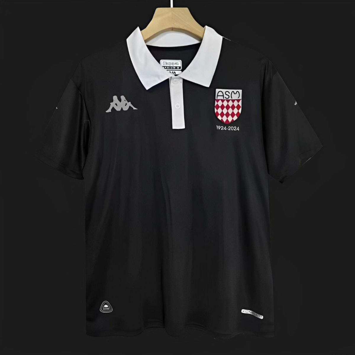 24/25 AS Monaco Black 100th Anniversary Special Jersey