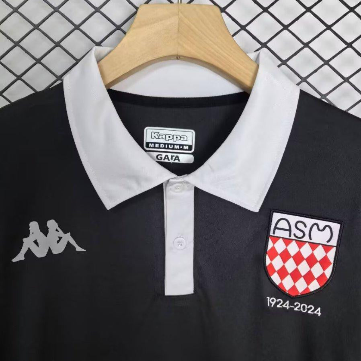 24/25 AS Monaco Black 100th Anniversary Special Jersey