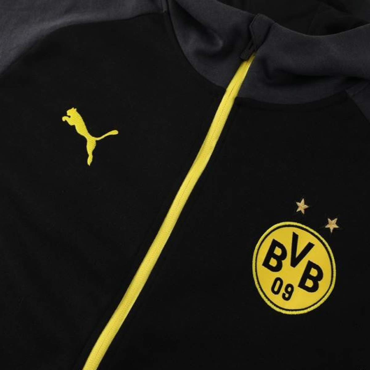 24/25 Borussia Dortmund Black Hoddie Full Zipper Jacket +Long Pants