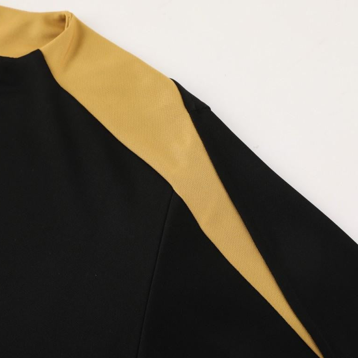 24/25 Nike Black/Golden Half Zipper Jacket+Long Pants