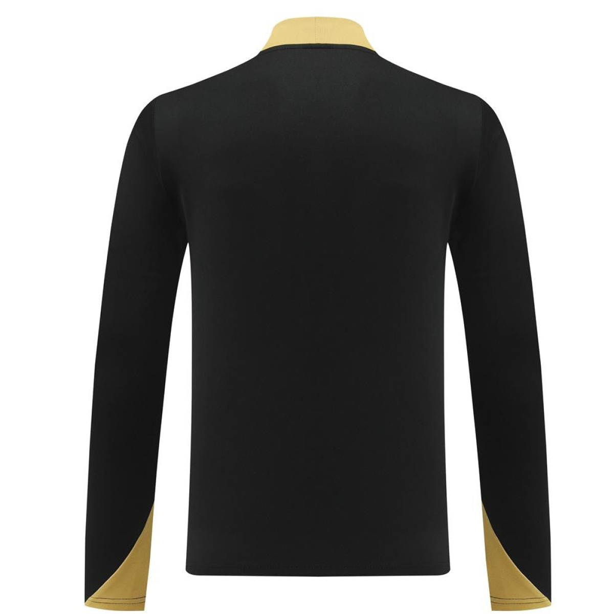 24/25 Nike Black/Golden Half Zipper Jacket+Long Pants