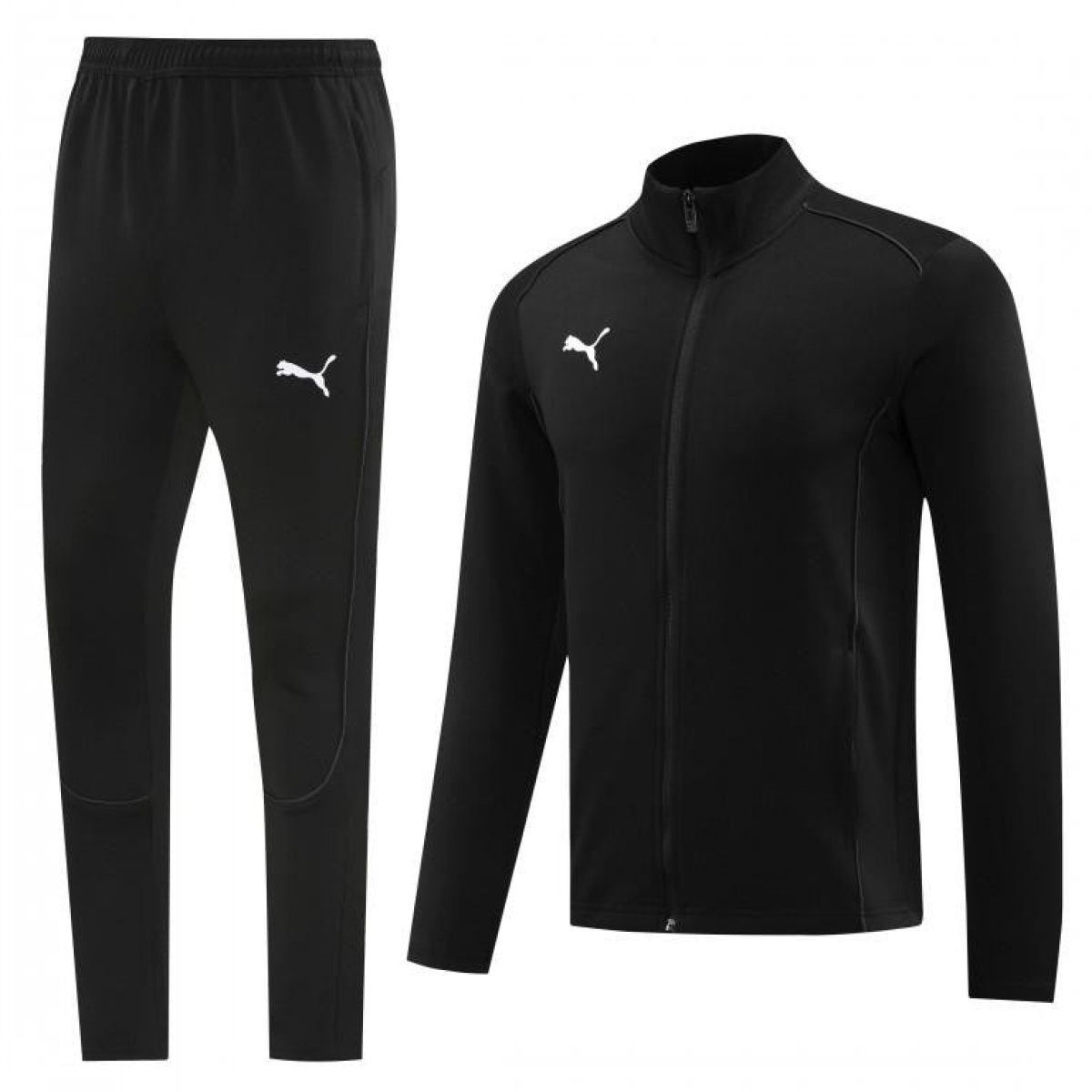 24/25 Puma Black Full Zipper Jacket +Long Pants