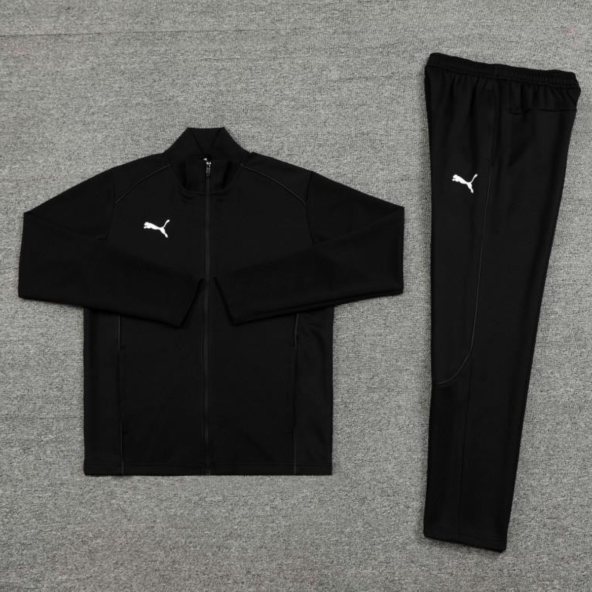 24/25 Puma Black Full Zipper Jacket +Long Pants