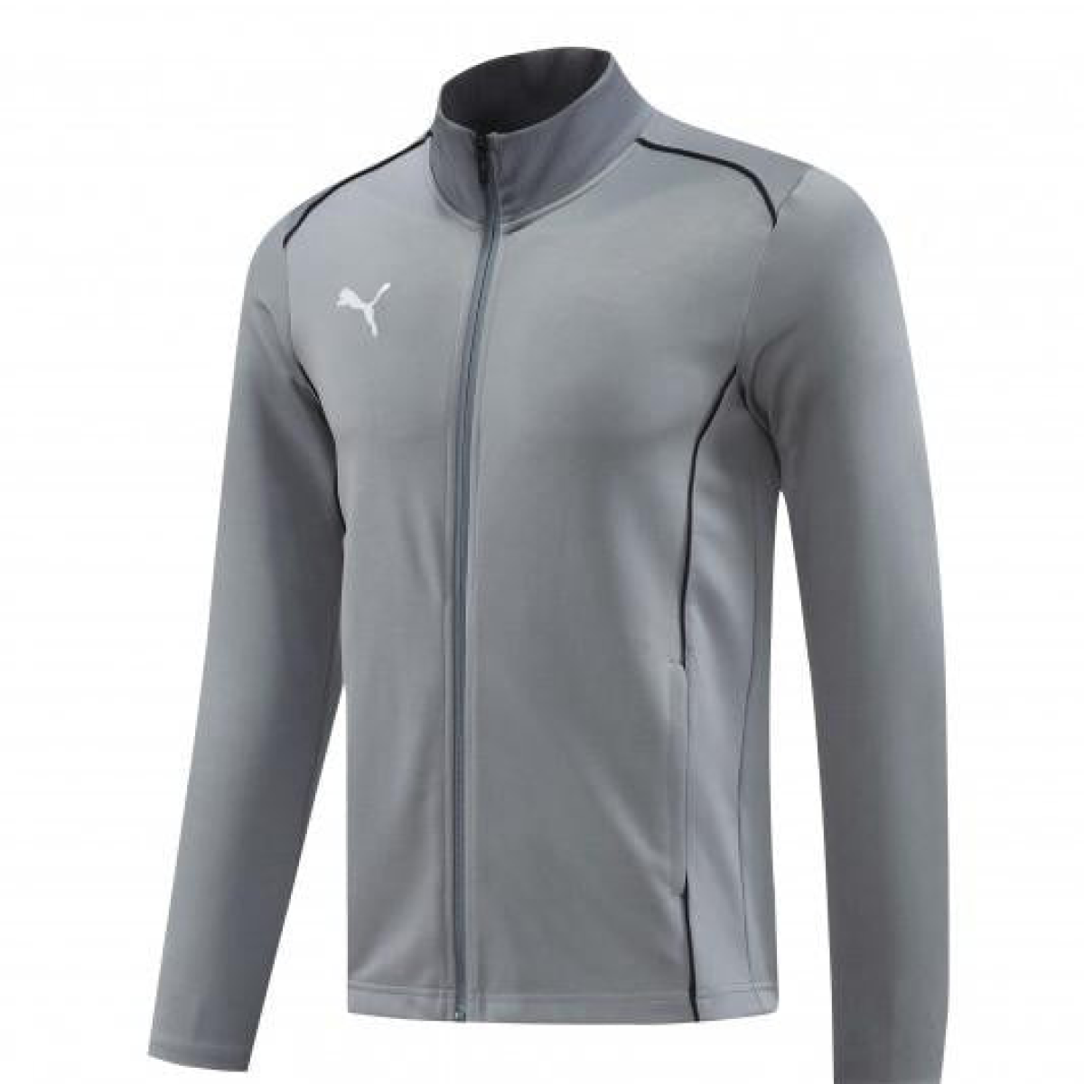 24/25 Puma Grey Full Zipper Jacket +Long Pants