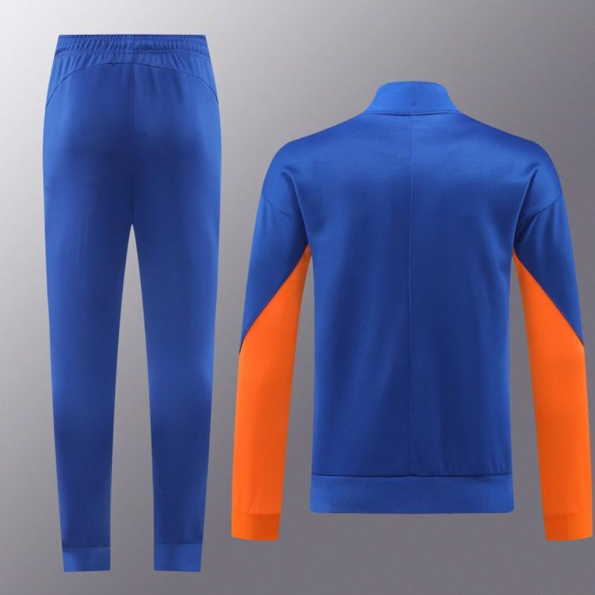 2024 Netherlands Blue Full Zipper Jacket +Long Pants