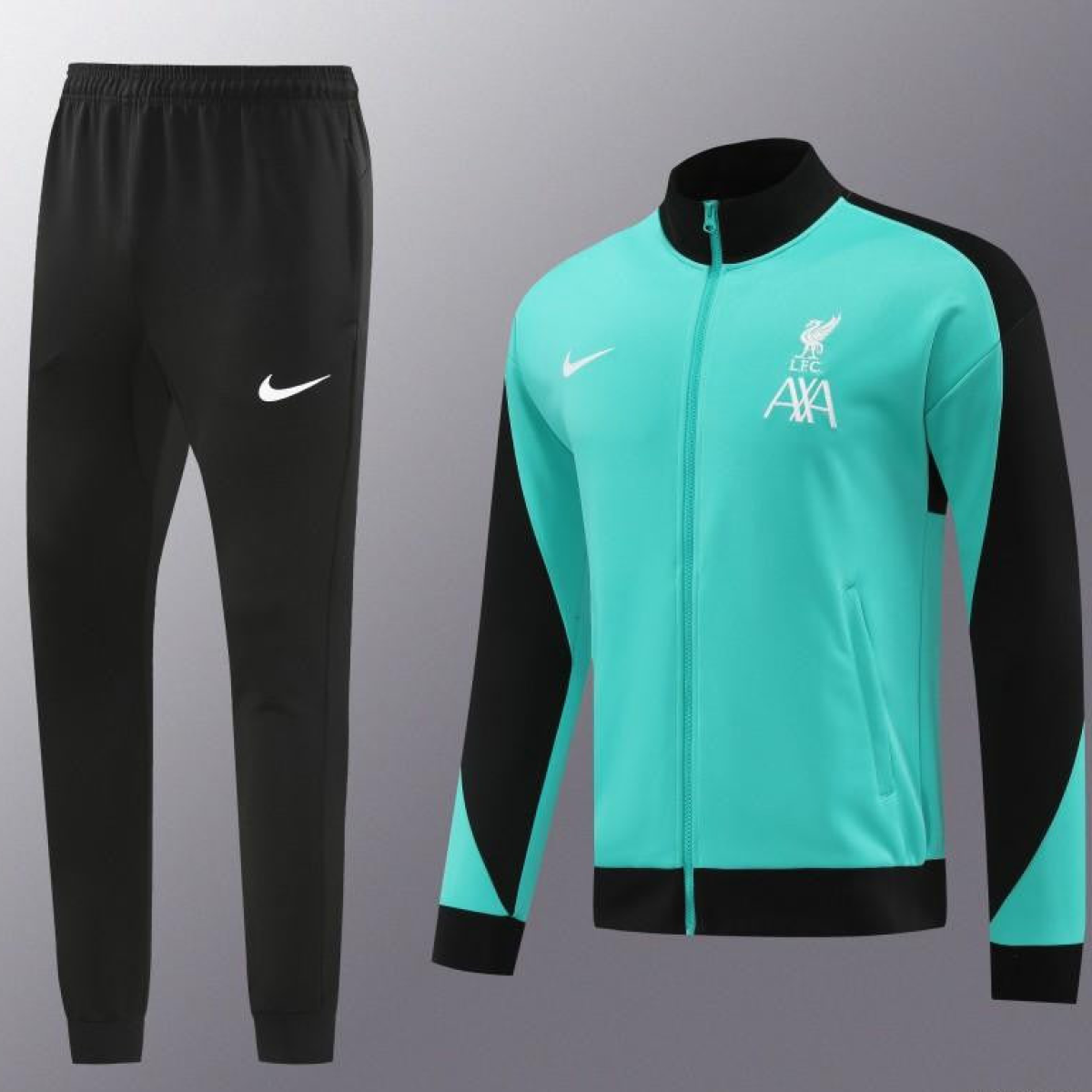 24/25 Liverpool Green Full Zipper Jacket +Long Pants