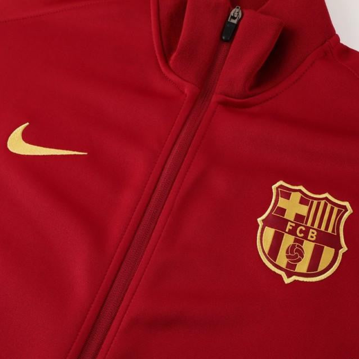24/25 Barcelona Red Full Zipper Jacket +Long Pants