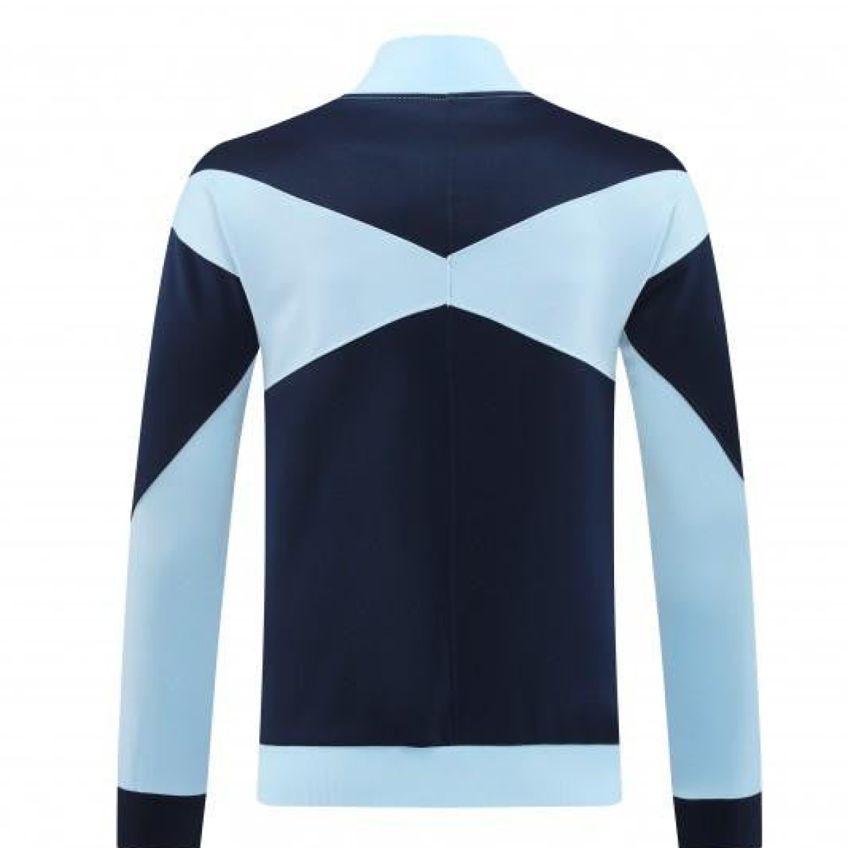2024 France Light Blue Full Zipper Jacket +Long Pants
