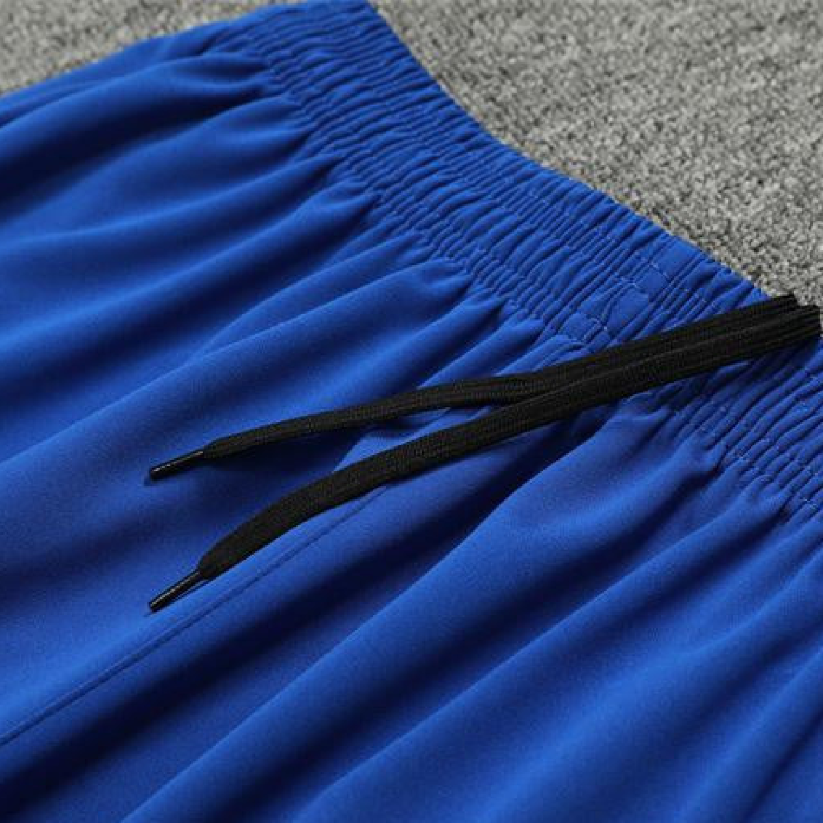 2024 South Korea Blue Half Zipper Jacket+Long Pants