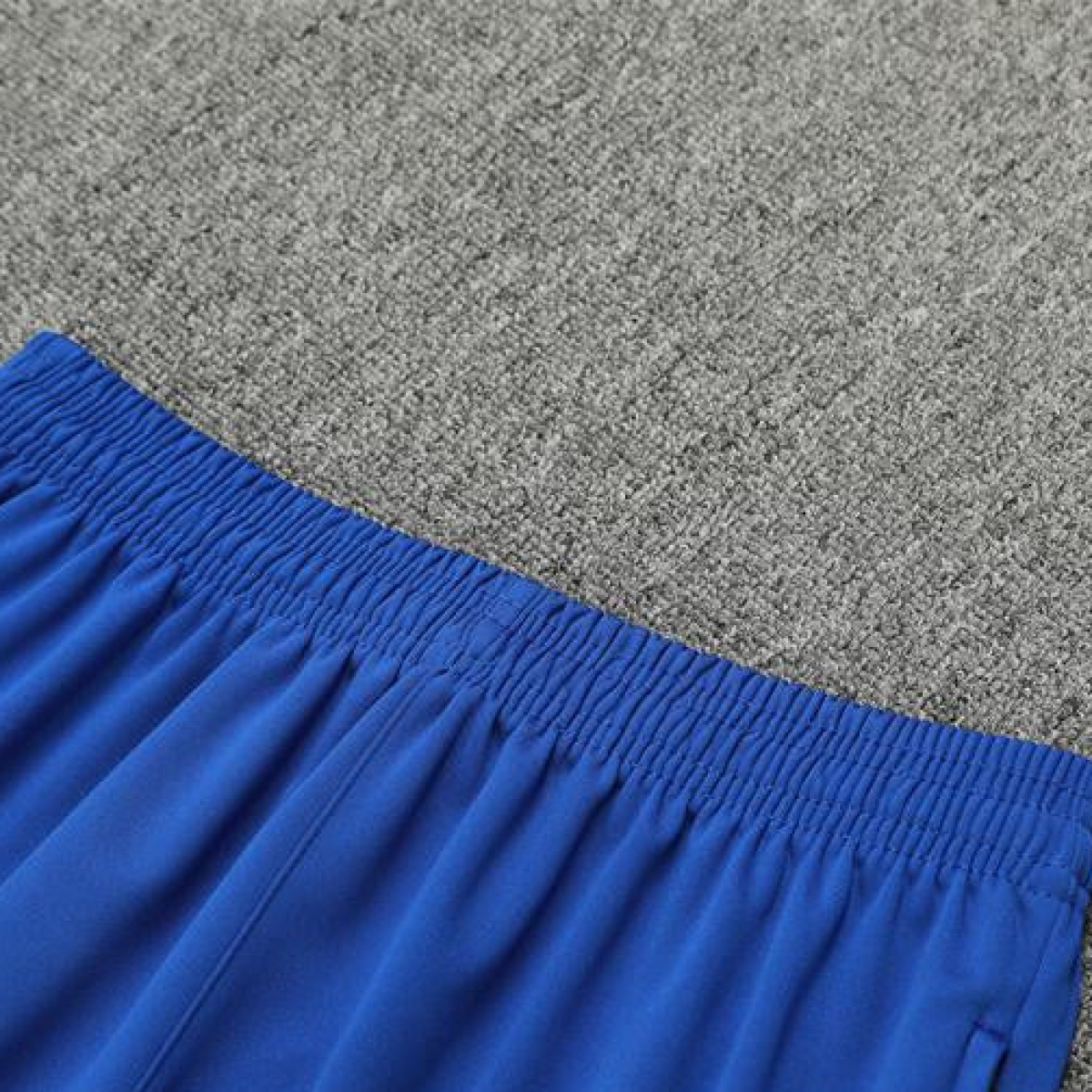 2024 South Korea Blue Half Zipper Jacket+Long Pants