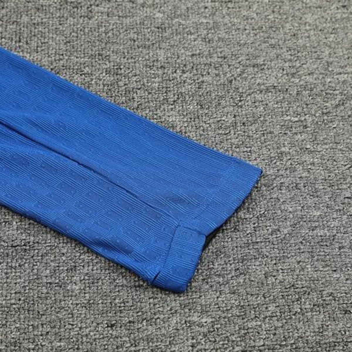 2024 South Korea Blue Half Zipper Jacket+Long Pants