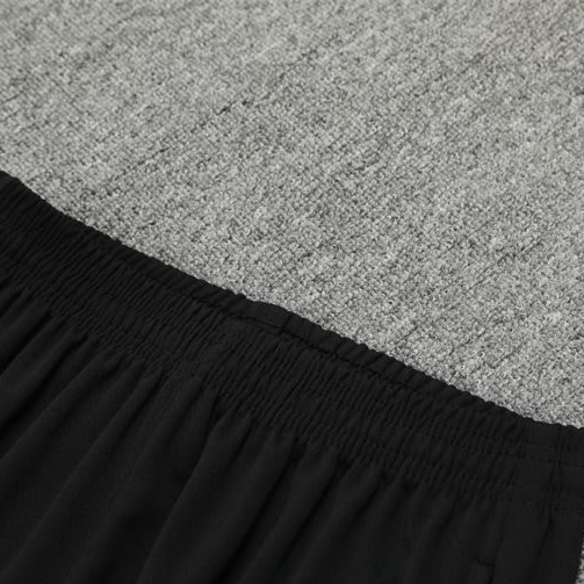 2024 South Korea Grey Half Zipper Jacket+Long Pants