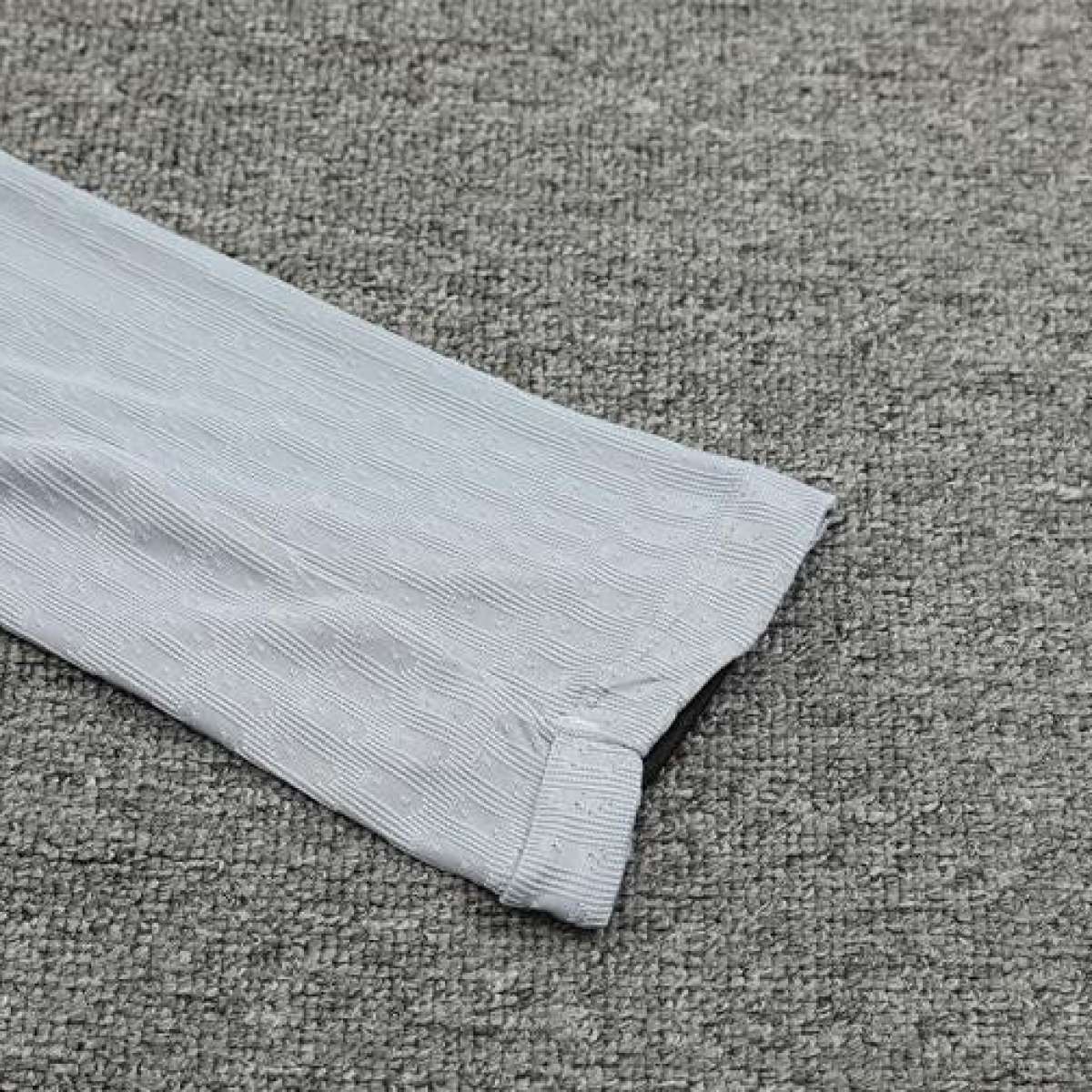 2024 South Korea Grey Half Zipper Jacket+Long Pants