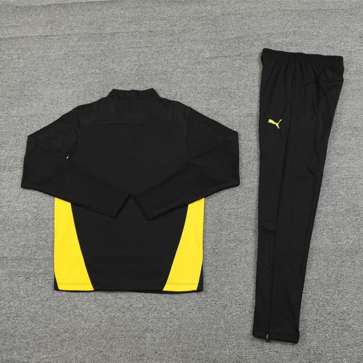 24/25 Borussia Dortmund Black Half Zipper Jacket+Long Pants
