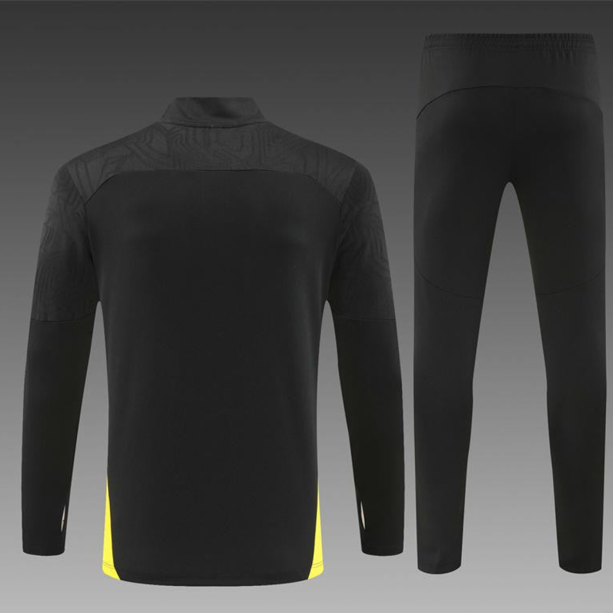 24/25 Borussia Dortmund Black Half Zipper Jacket+Long Pants