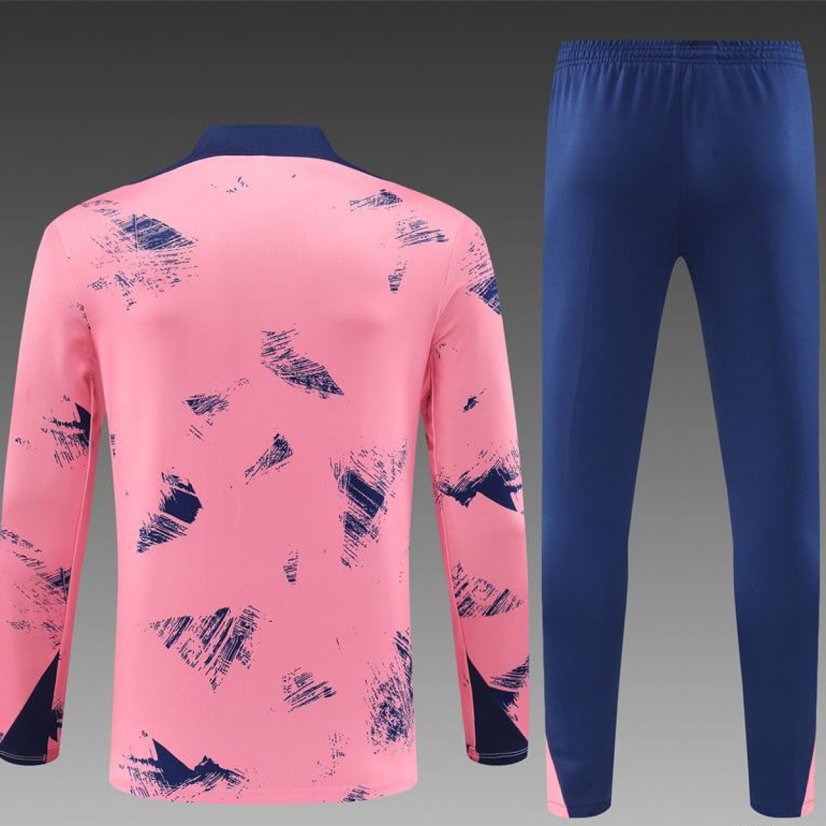 24/25 PSG Pink Half Zipper Jacket+Long Pants