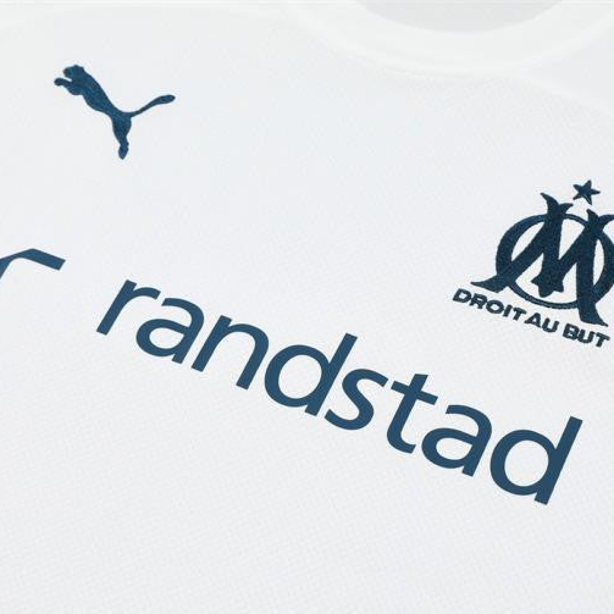 24/25 Olympique Marseille White Short Sleeve Jersey+Shorts