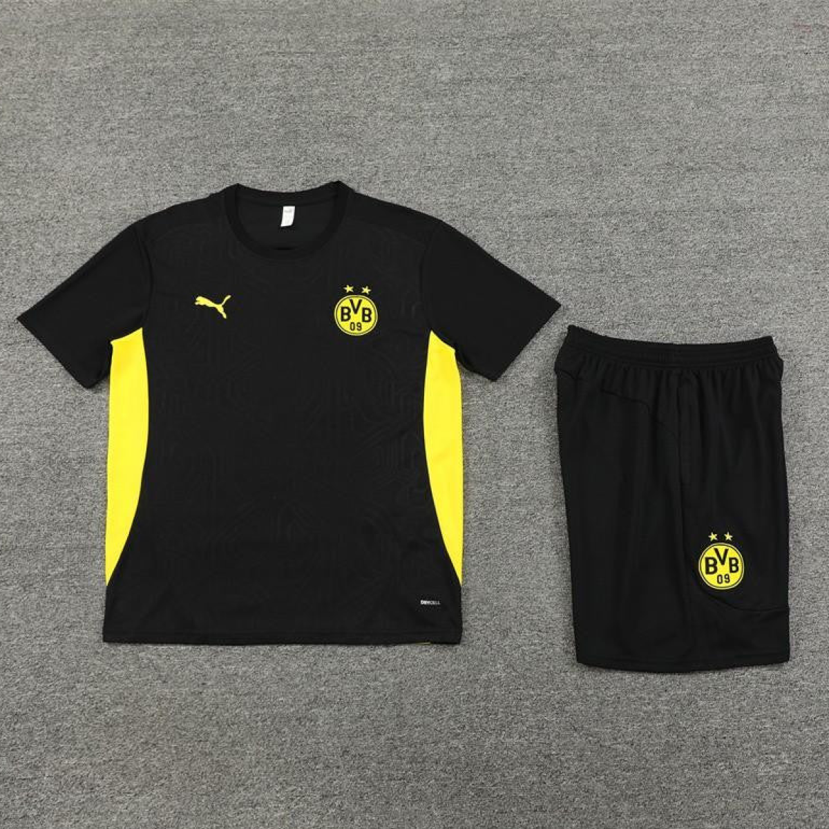 24/25 Borussia Dortmund Black Short Sleeve Jersey+Shorts