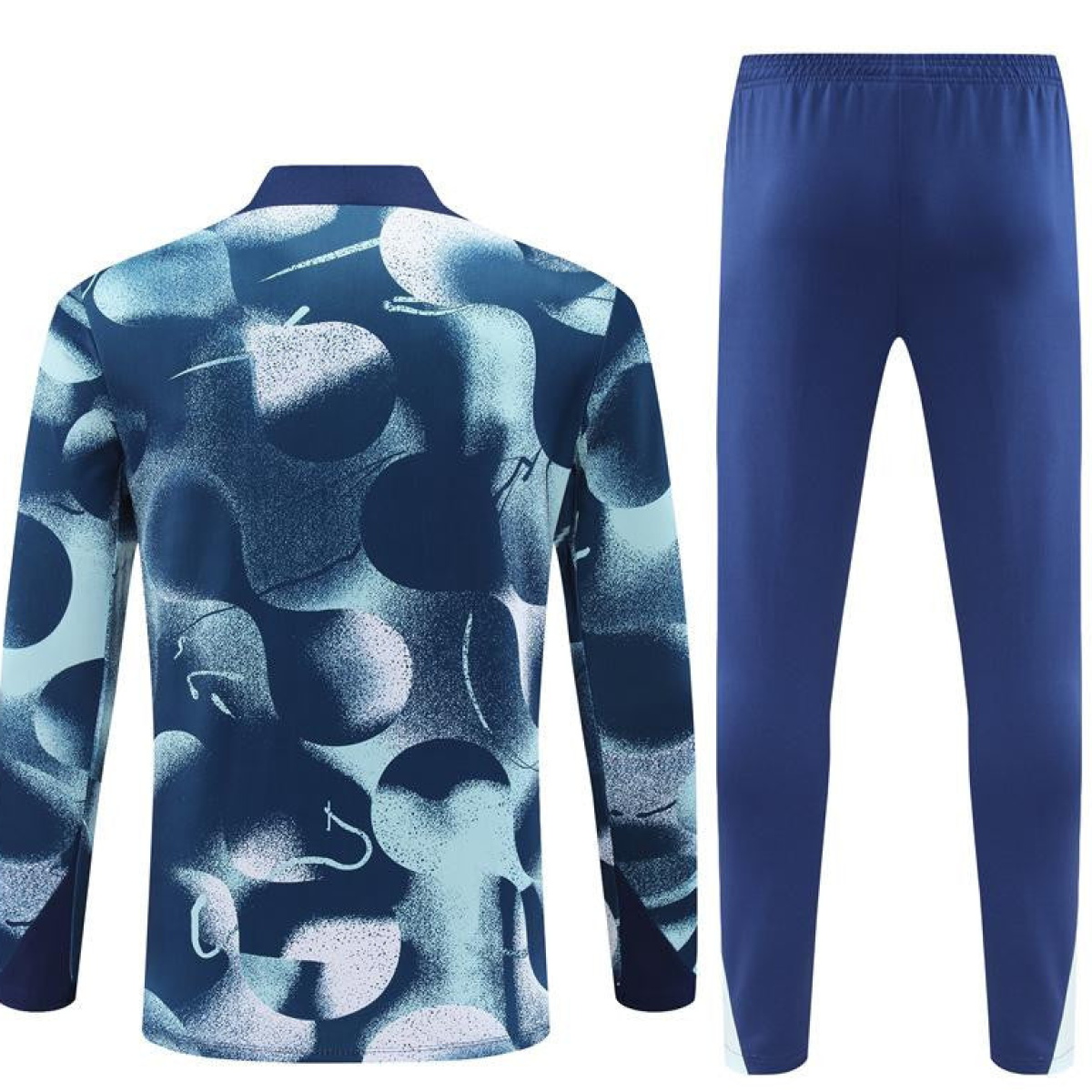 24/25 Tottenham Hotspur Blue Camouflage Half Zipper Jacket+Long Pants