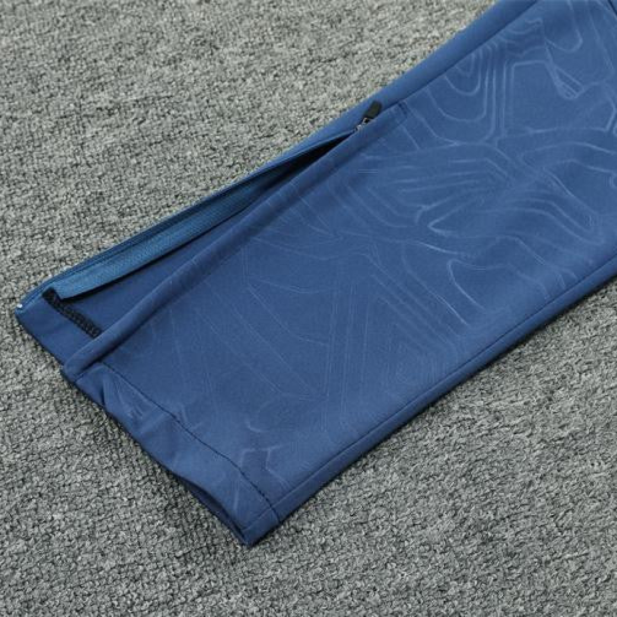 24/25 Manchester City Blue Half Zipper Jacket+Long Pants