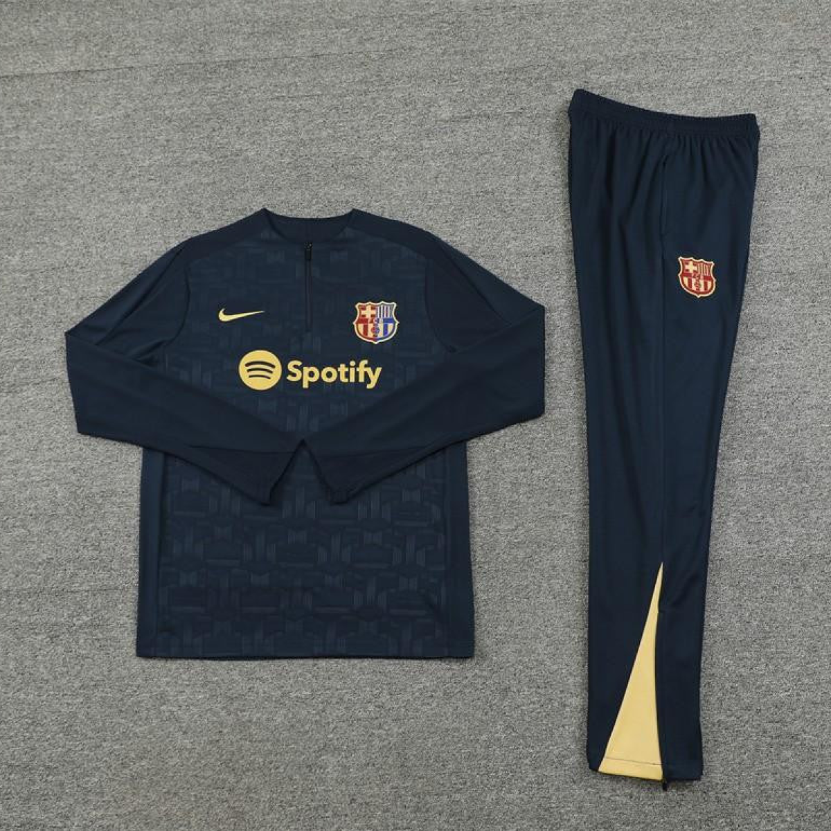 24/25 Barcelona Blue Special Half Zipper Jacket+Long Pants