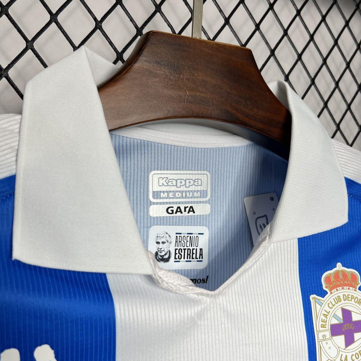 24/25 Deportivo De La Coruna Home Jersey