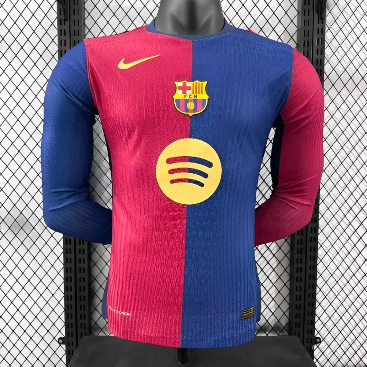 Player Version 24/25 Barcelona Home 125th Anniversary Jersey