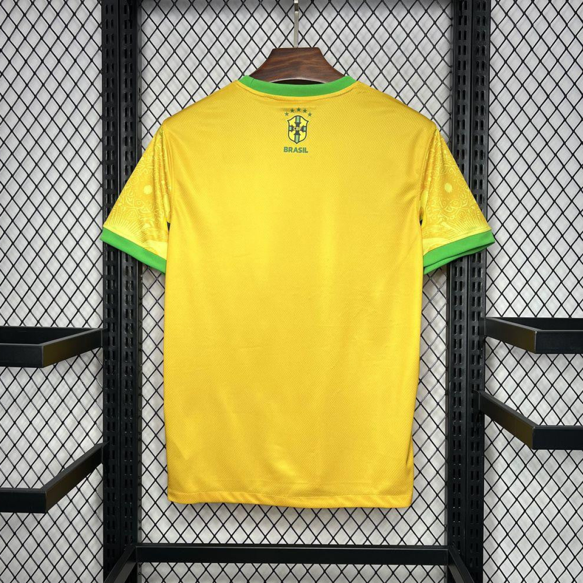 2024 Brazil Christ Yellow Goalkeeper Special Jersey