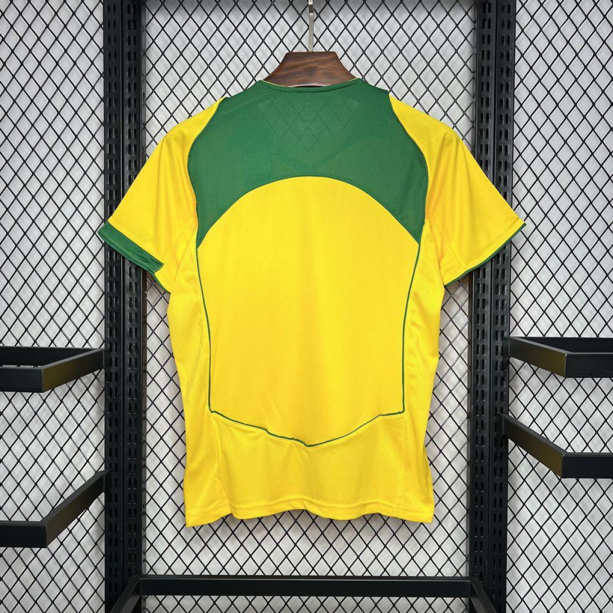 Retro 2004 Brazil Home Jersey