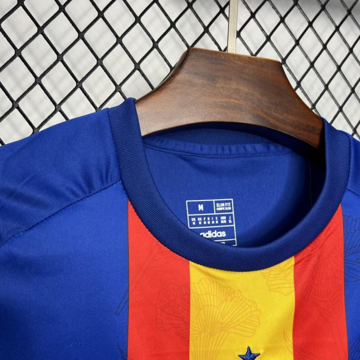 2024 Spain Euro Blue/Red/Yellow Pre-match Training Jersey