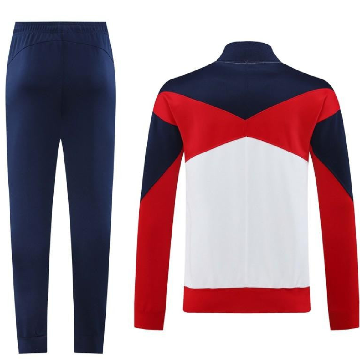 24 25 PSG White Full Zipper Jacket +Long Pants