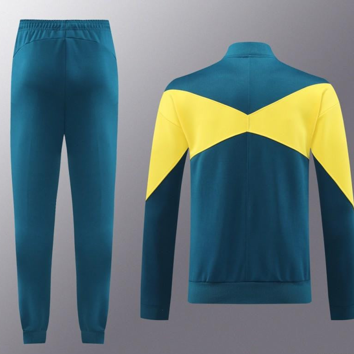 24/25 Club America Green/Yellow Full Zipper Jacket +Long Pants