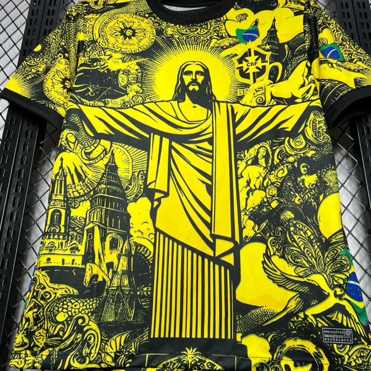 2024 Brazil X Christ Yellow Special Jersey